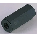Essentra Nylon Threaded Standoff M4, 30 mm Body, Hex Shape, RoHS Compliant HTSN-M4-30-8-1