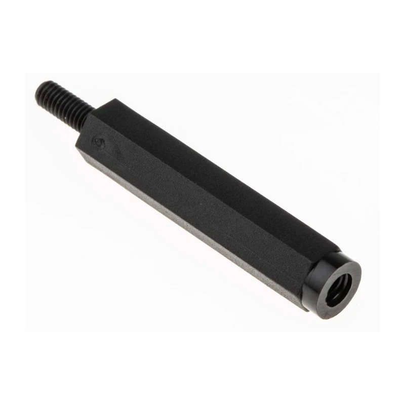 Essentra M3 Nylon Hexagonal Threaded Standoff, Male/Female, 30 mm Body Length 102-6558