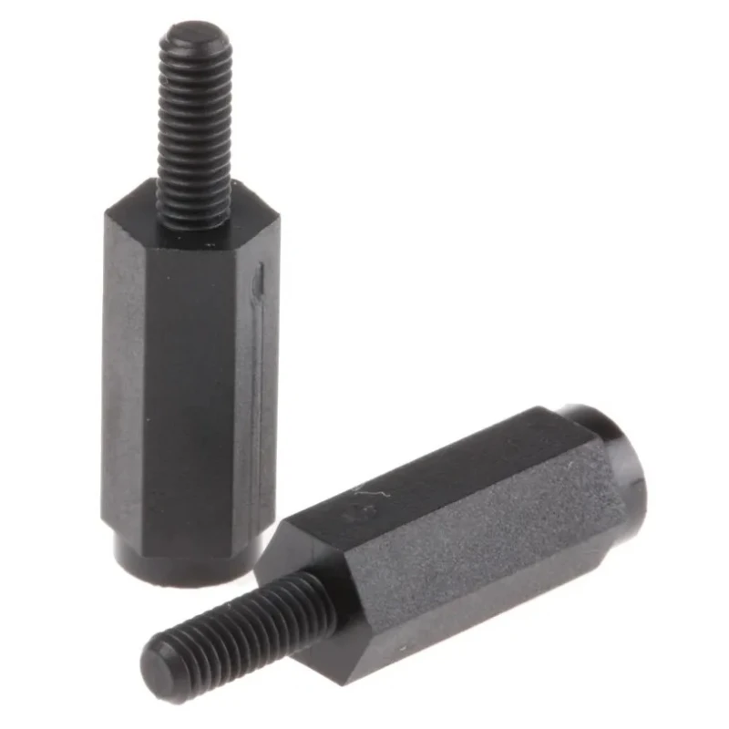 Essentra M3 Nylon Hex Standoff with 15 mm Body Length and 6 mm Hex Size HTSN-M3-15-6-2