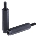 Essentra M3 Nylon Hex Standoff, 25 mm Body Length, Male/Female Thread HTSN-M3-25-6-2