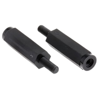 Essentra M3 Nylon Standoff, 20 mm Body Length, Hex Shape, RoHS Compliant HTSN-M3-20-6-2