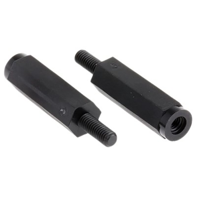 Essentra M3 Nylon Standoff, 20 mm Body Length, Hex Shape, RoHS Compliant HTSN-M3-20-6-2