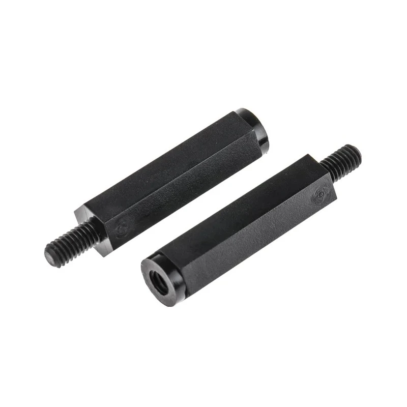 Essentra M4 Nylon Hex Standoff with 30 mm Body Length, 8 mm Across Flat HTSN-M4-30-8-2