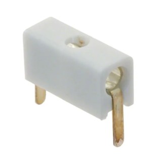 Johnson Components White Female Test Socket 2 mm Connector, Solder Termination, 5A, Silver Plating 105-0751-001