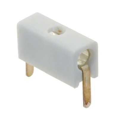 Johnson Components White Female Test Socket 2 mm Connector, Solder Termination, 5A, Silver Plating 105-0751-001