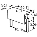 Johnson Components White Female Test Socket 2 mm Connector, Solder Termination, 5A, Silver Plating 105-0751-001