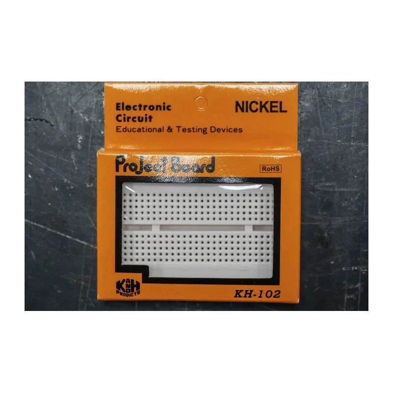 RS PRO Breadboard Prototyping Board, 80 mm Length x 60 mm Width x 10 mm Height, 390 Connection Points, 102-9147