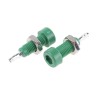 Johnson Components Green Female Test Socket 2 mm Connector, Solder Termination, 10A Current, Tin Plating 102-0804-001