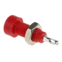 Johnson Components Red Female Test Socket 2 mm Connector, Solder Termination, Tin Plating, 10A 105-0802-001
