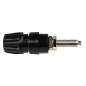 Hirschmann Test & Measurement Black 63A Test Connector 60V DC Brass Contacts Nickel Plated 2.6 mm Hole Diameter 930144100