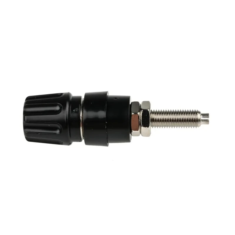 Hirschmann Test & Measurement Black 63A Test Connector 60V DC Brass Contacts Nickel Plated 2.6 mm Hole Diameter 930144100