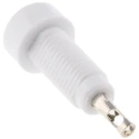 Johnson Components White Female Test Socket 2 mm Connector Solder Termination 10A Tin Plating 105-0801-001