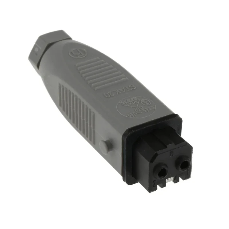 Hirschmann Heavy Duty Power Connector Grey Cable Mount 2+PE 16A 250V IP54 Screw Termination Female Contacts ST IP54