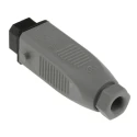 Hirschmann Heavy Duty Power Connector Grey Cable Mount 2+PE 16A 250V IP54 Screw Termination Female Contacts ST IP54