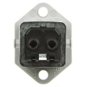 Hirschmann Industrial Power Connector 2P+PE, 16A, 250V, IP54 Grey, Panel Mount STAKEI 2 930647106