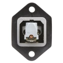 Hirschmann Industrial Power Connector 2P+PE, 16A, 250V, IP54 Grey, Panel Mount STAKEI 2 930647106
