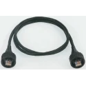 Brad from Molex RJ-Lnxx Screened Shielded Cat5e Ethernet Cable 5m Polyurethane Jacket Black Cat5e