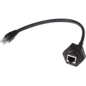 Molex ENSP3F5 Series RJ45 Connector Male/Female Panel Mount Cat5 Cat5e F/UTP Shield Straight 1 Port 8 Way 1300550013