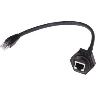 Molex ENSP3F5 Series RJ45 Connector Male/Female Panel Mount Cat5 Cat5e F/UTP Shield Straight 1 Port 8 Way 1300550013