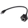 Molex ENSP3F5 Series RJ45 Connector Male/Female Panel Mount Cat5 Cat5e F/UTP Shield Straight 1 Port 8 Way 1300550013