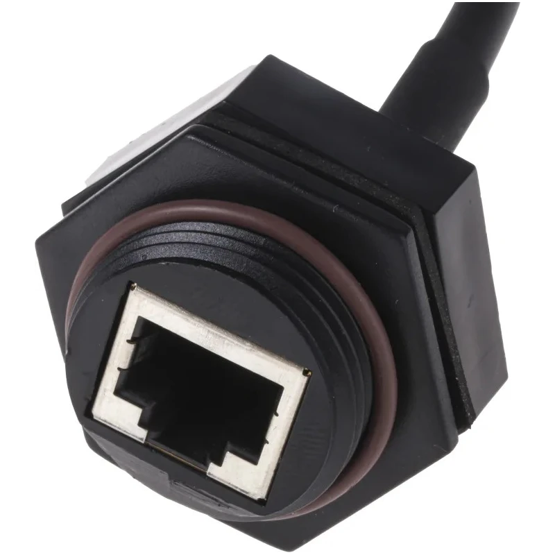 Molex ENSP3F5 Series RJ45 Connector Male/Female Panel Mount Cat5 Cat5e F/UTP Shield Straight 1 Port 8 Way 1300550013