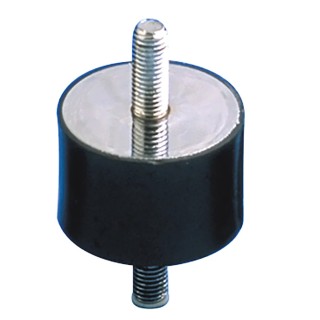 Paulstra Hutchinson M5 Male to Male Cylindrically Shaped Anti-Vibration Mount with 20 daN Compression, 16 mm Outside 521292