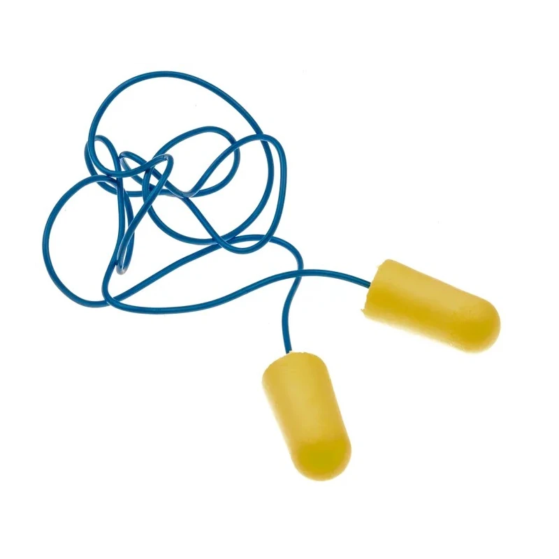3M E.A.R Soft Yellow Neons Series Yellow, Blue Disposable Corded Ear Plugs 34 dB Noise Reduction ES-01-005