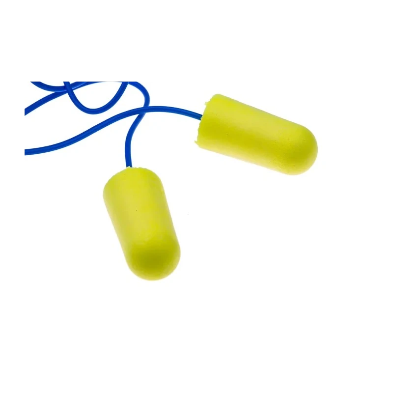 3M E.A.R Soft Yellow Neons Series Yellow, Blue Disposable Corded Ear Plugs 34 dB Noise Reduction ES-01-005