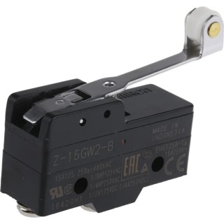 Omron Z Series Roller Lever Limit Switch SPDT 250V AC 15A IP00 