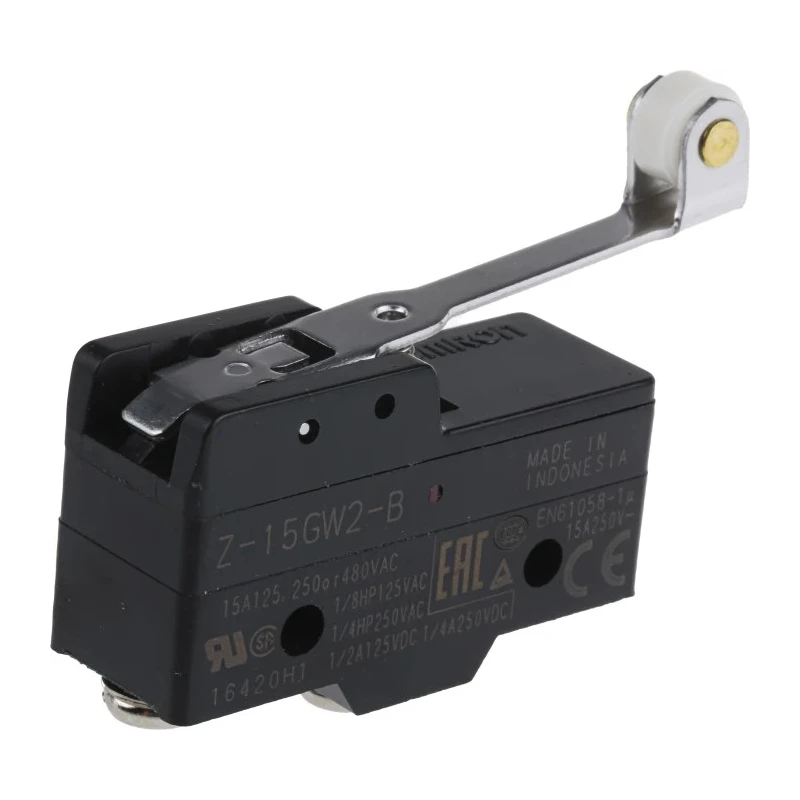 Omron Z Series Roller Lever Limit Switch SPDT 250V AC 15A IP00 