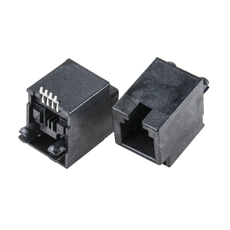 Molex RJ22 Cat3 Unshielded Female Modular Jack Connector Surface Mount 1 Port 4 Way 95503 Series