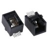 Molex RJ12 Female Modular Jack Connector, Surface Mount, Cat3 Unshielded Right Angle 1 Port 6 Way RJ12