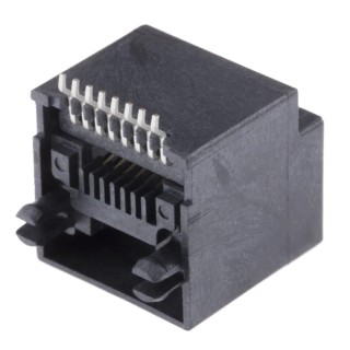 Molex RJ45 Connector Female Surface Mount Cat3 Unshielded Straight 1 Port 8 Way 