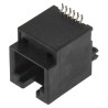 Molex RJ11 Connector Female Surface Mount Cat3 Unshielded Vertical 1 Port 6 Way