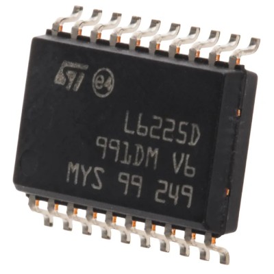 STMicroelectronics Brushed DC Motor Driver IC Full Bridge 52 V 1.4 A 20-Pin SOIC L6225D