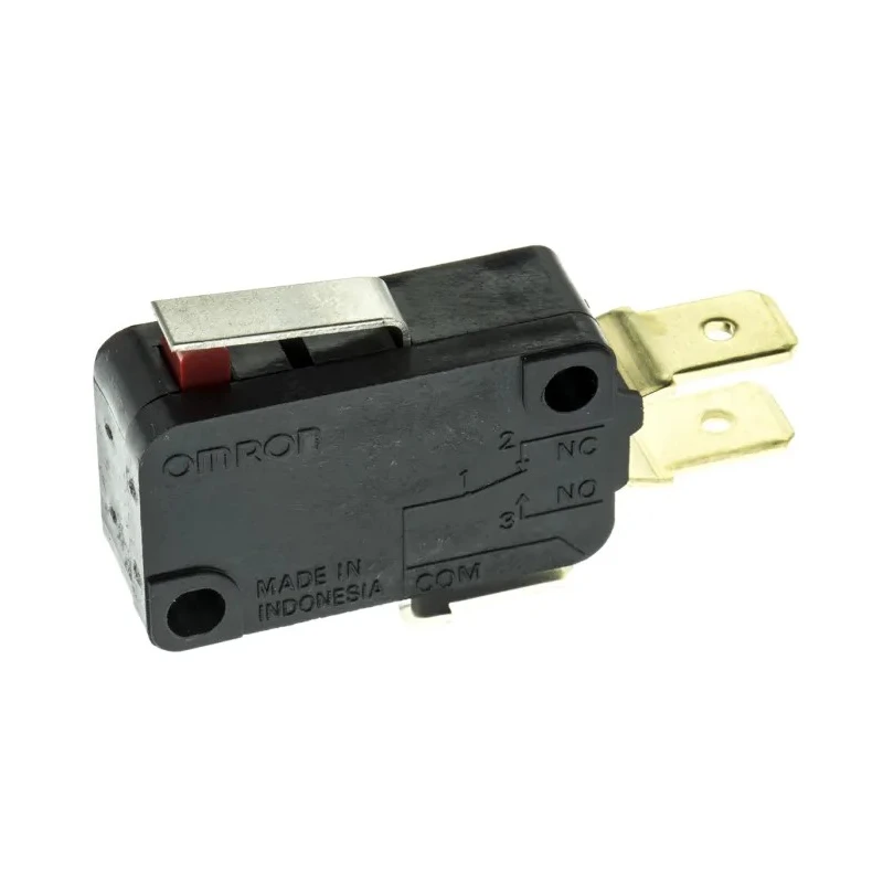 Omron Short Lever Micro Switch Tab Terminal 16A 250 V AC/DC SPCO IP40 V-161-1C5