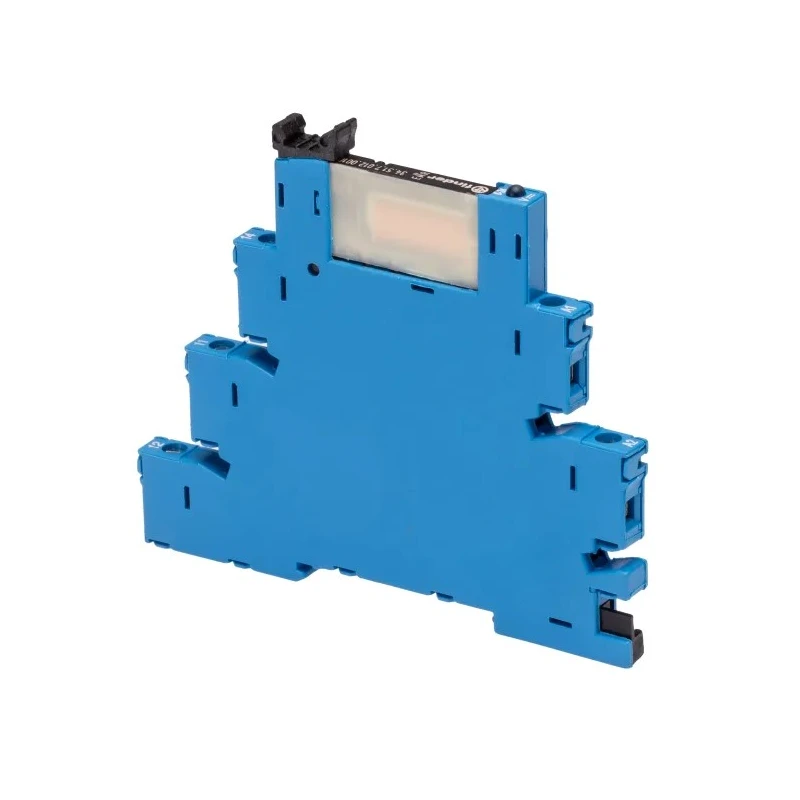 Finder 38 Series Electromechanical Interface Relay DIN Rail Mount 12V DC Coil SPDT 6A 15.2mA Coil Current 38.51.7.012.0050