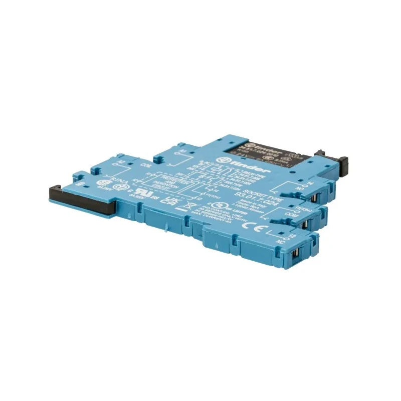 Finder Electromechanical Interface Relay DIN Rail Mount 24V DC Coil SPDT Contact 10.4mA Coil Current 38.51.7.024.0050