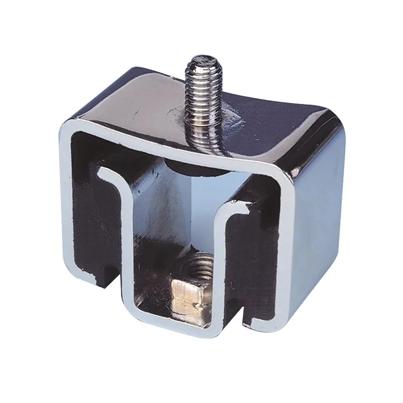 Paulstra Hutchinson M6 Anti-Vibration Mount Male Buffer Foot, 136 daN Compression Load, 55 mm Height 53560345