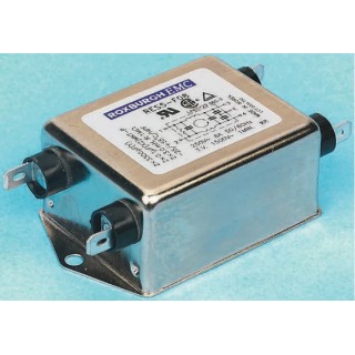 RS PRO Chassis Mount RFI Filter 5 A 250V AC 50Hz, 60Hz Fast-On Termination 1 Phase 386-4239