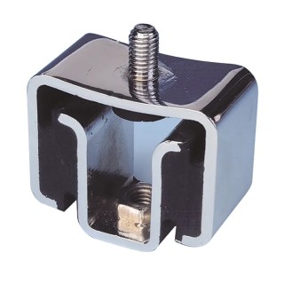 Paulstra Hutchinson M12 Anti-Vibration Mount Male Buffer Foot with 136 daN Compression, 67 mm Height 53561260
