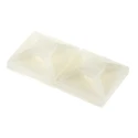 HellermannTyton Natural Cable Tie Mount 2.7 mm x 13 mm x 13 mm 151-01802 MB2A-PA66-WH