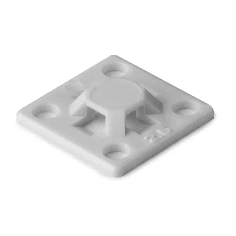 HellermannTyton Natural Cable Tie Mount 2.7 mm x 13 mm x 13 mm 151-01802 MB2A-PA66-WH