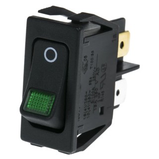Marquardt Illuminated Double Pole Single Throw On-Off Rocker Switch Panel 16A 250V AC 1555.3108