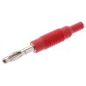 Hirschmann Test & Measurement Red 4 mm to 2 mm Male to Female Test Connector Adapter 6A 60V Beryllium Copper 973599101-