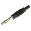 Hirschmann Test & Measurement Black Male Test Connector Adapter 4 mm to 2 mm 6A 60V Beryllium Copper Alloy 973599100-