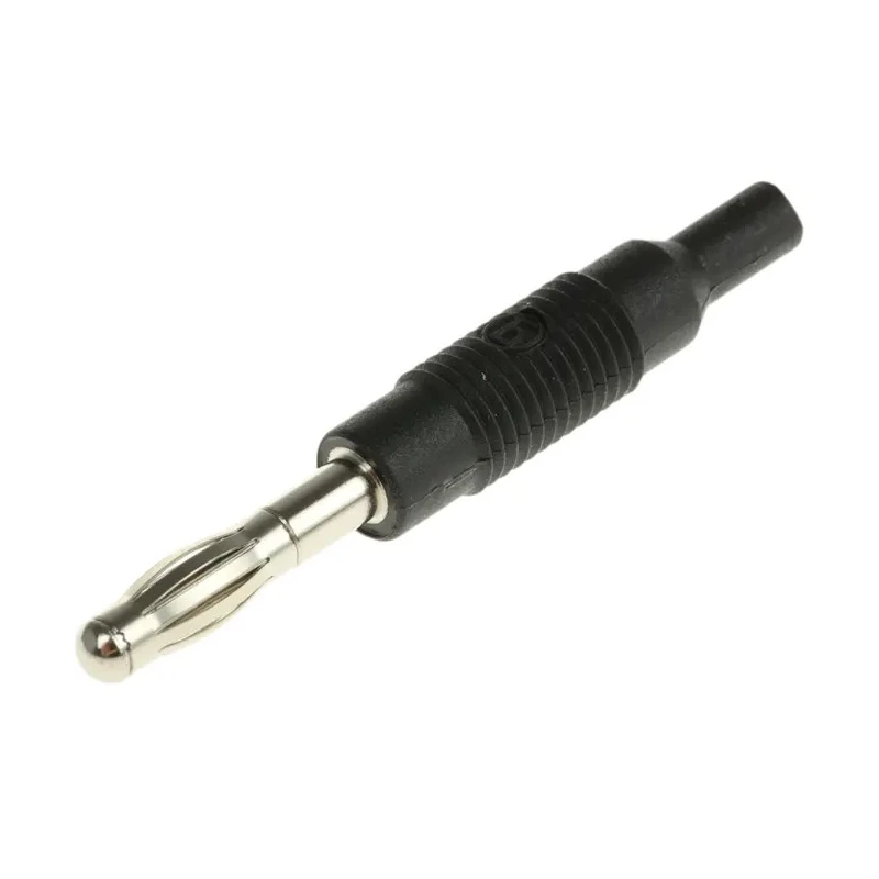 Hirschmann Test & Measurement Black Male Test Connector Adapter 4 mm to 2 mm 6A 60V Beryllium Copper Alloy 973599100-