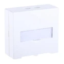 RS PRO Angled Cat6 2 Way RJ45 Surface Mount Socket with STP Shield Type 387-3924