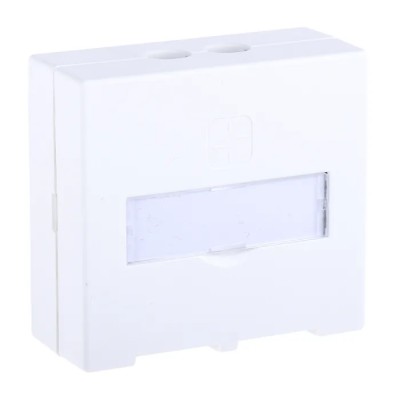 RS PRO Angled Cat6 2 Way RJ45 Surface Mount Socket with STP Shield Type 387-3924