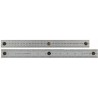 RS PRO 300 mm Stainless Steel Satin Chrome Ruler Imperial, Metric 387-0098